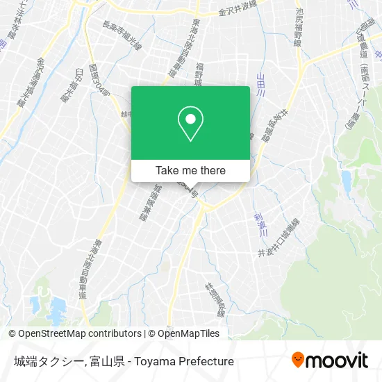 城端タクシー map