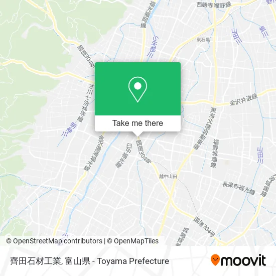 齊田石材工業 map