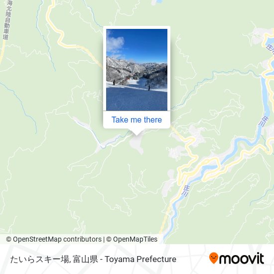 たいらスキー場 map