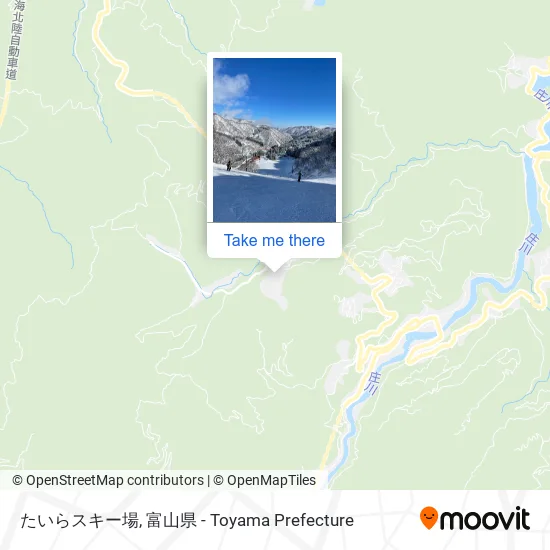 たいらスキー場 map