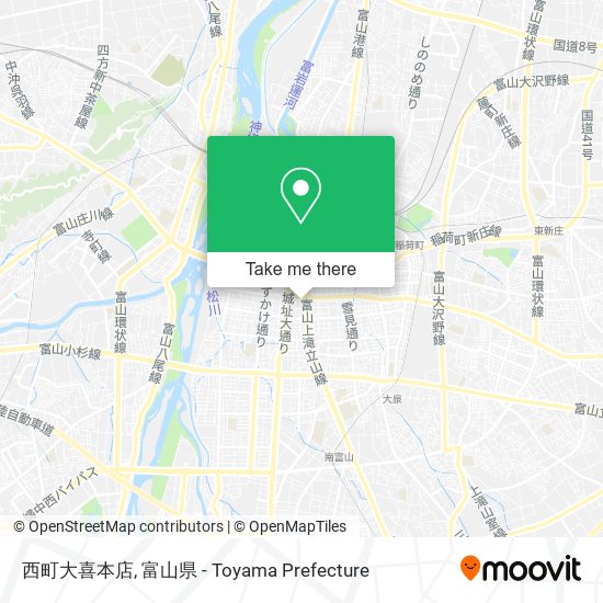 西町大喜本店 map