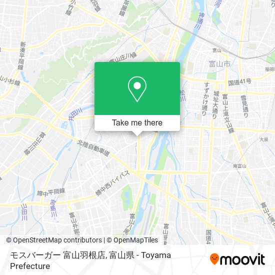 モスバーガー 富山羽根店 map