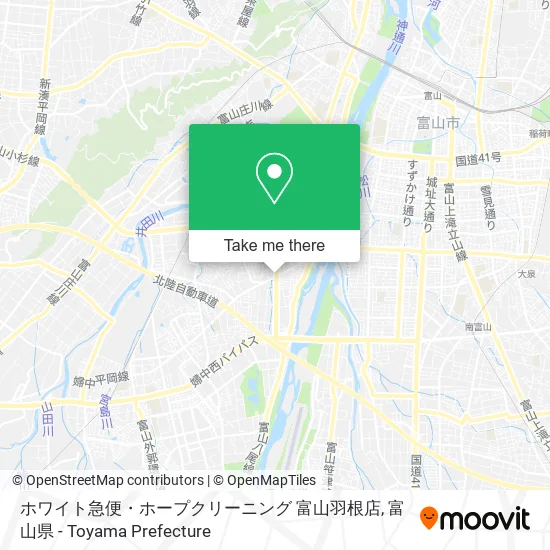 ホワイト急便・ホープクリーニング 富山羽根店 map