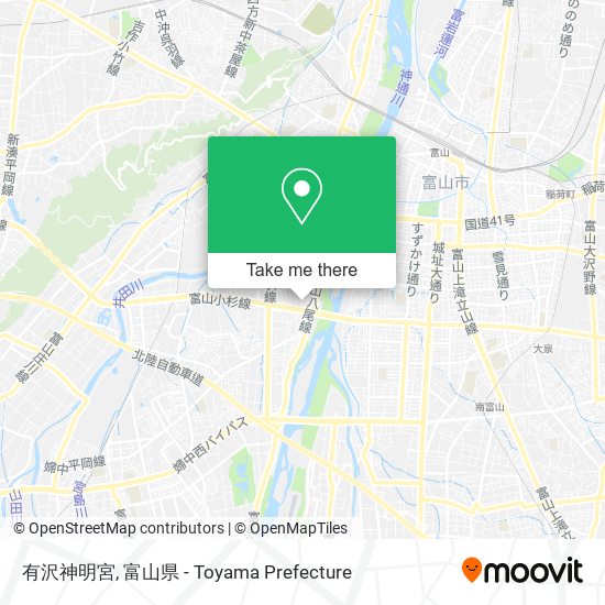 有沢神明宮 map
