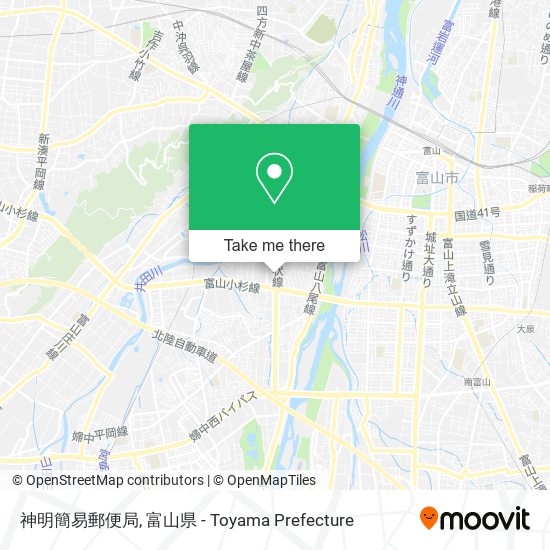 神明簡易郵便局 map