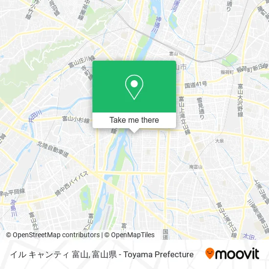 イル キャンティ 富山 map