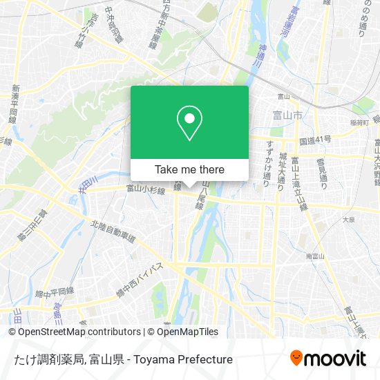 たけ調剤薬局 map