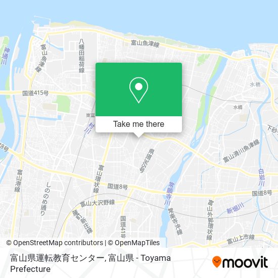 富山県運転教育センター map