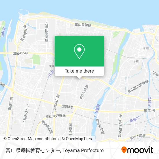 富山県運転教育センター map