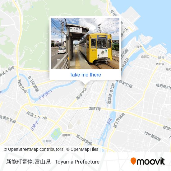 新能町電停 map