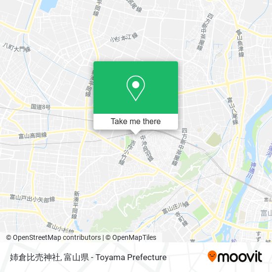 姉倉比売神社 map
