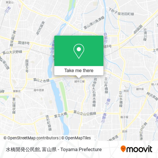 水橋開発公民館 map