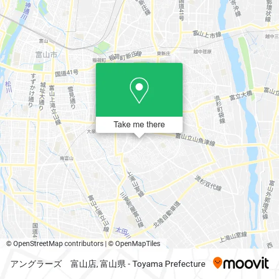 アングラーズ　富山店 map