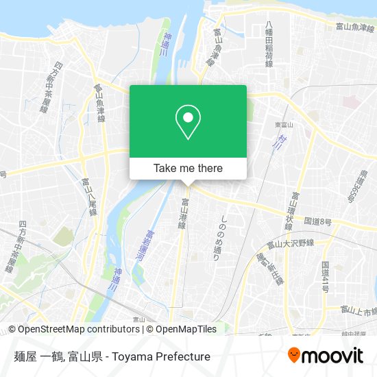 麺屋 一鶴 map