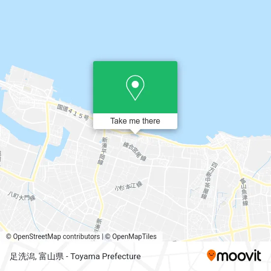 足洗潟 map