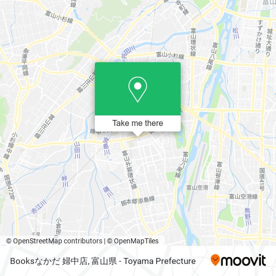 Booksなかだ 婦中店 map