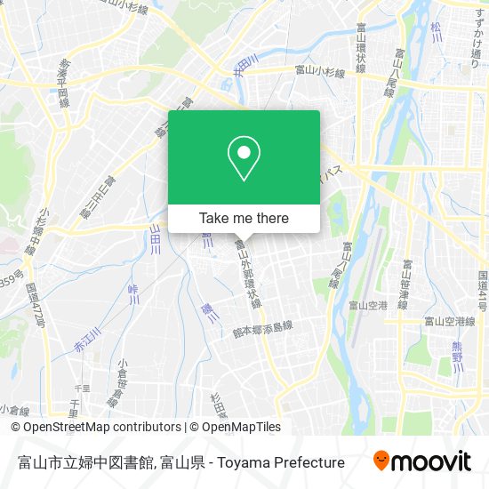 富山市立婦中図書館 map