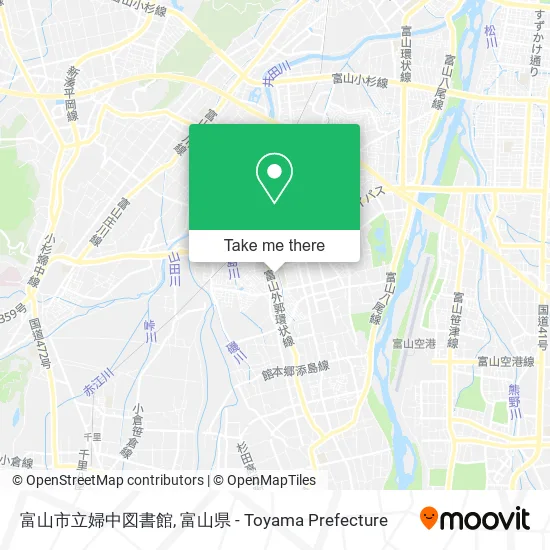 富山市立婦中図書館 map