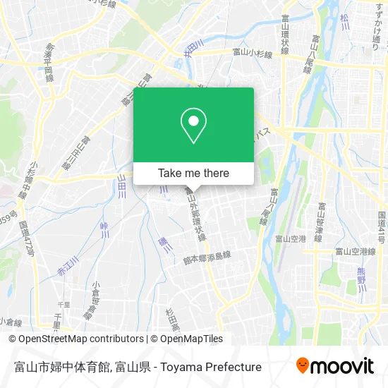 富山市婦中体育館 map