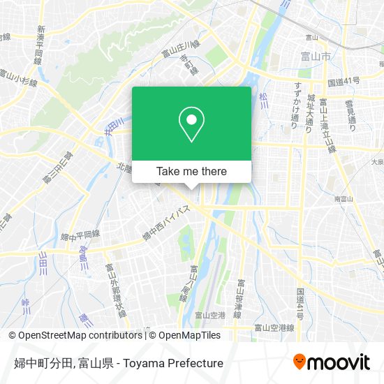 婦中町分田 map
