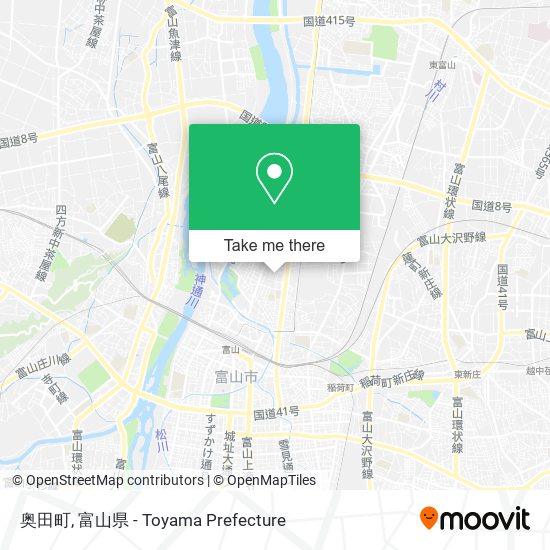 奥田町 map