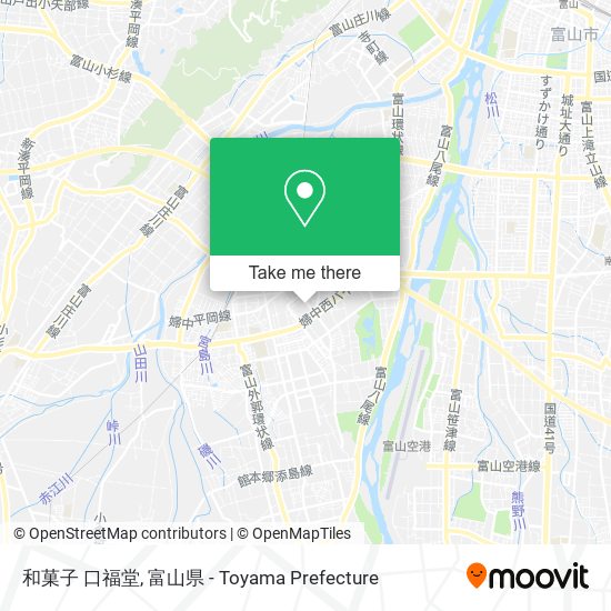 和菓子 口福堂 map