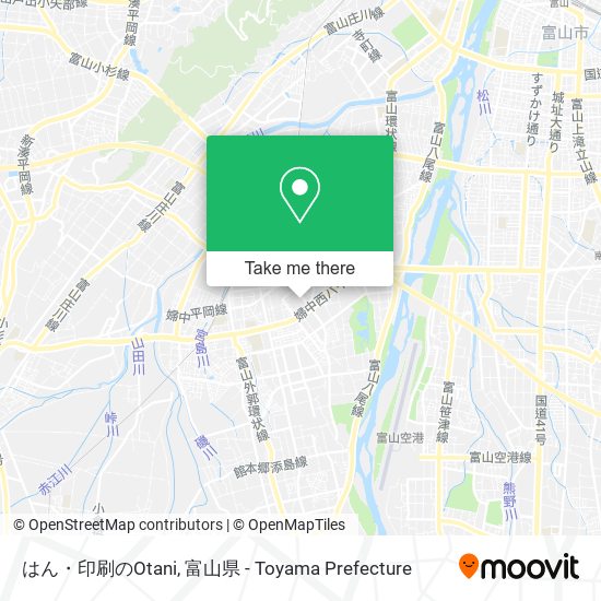はん・印刷のOtani map