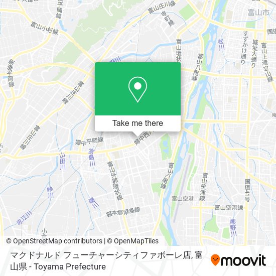 マクドナルド フューチャーシティファボーレ店 map