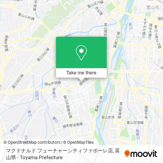 マクドナルド フューチャーシティファボーレ店 map