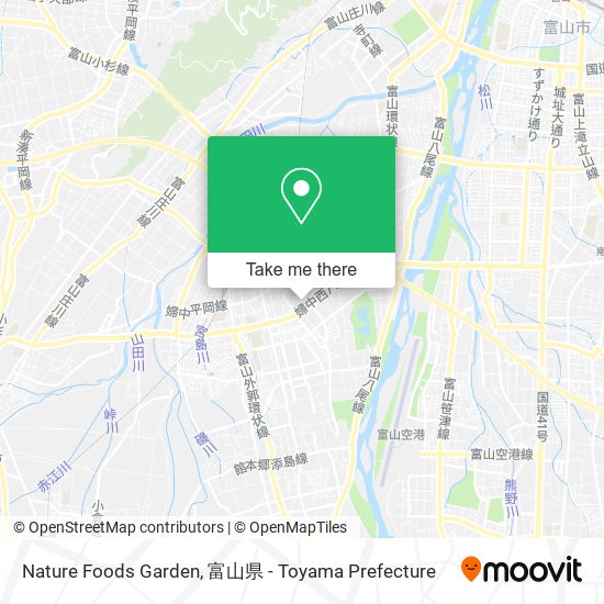 Nature Foods Garden map
