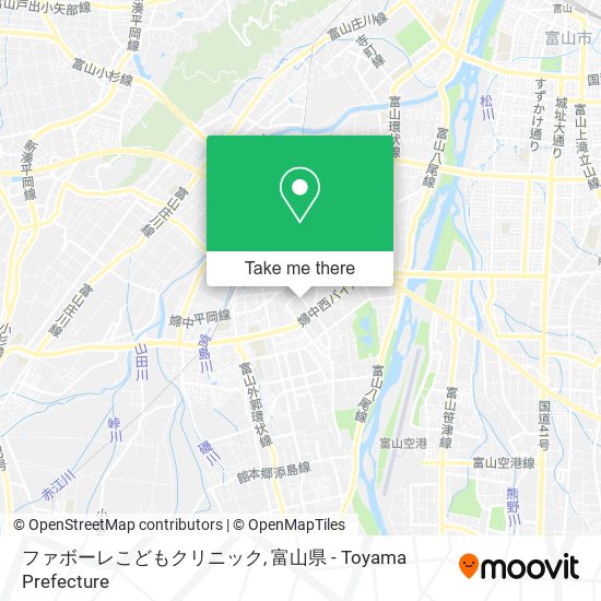 ファボーレこどもクリニック map