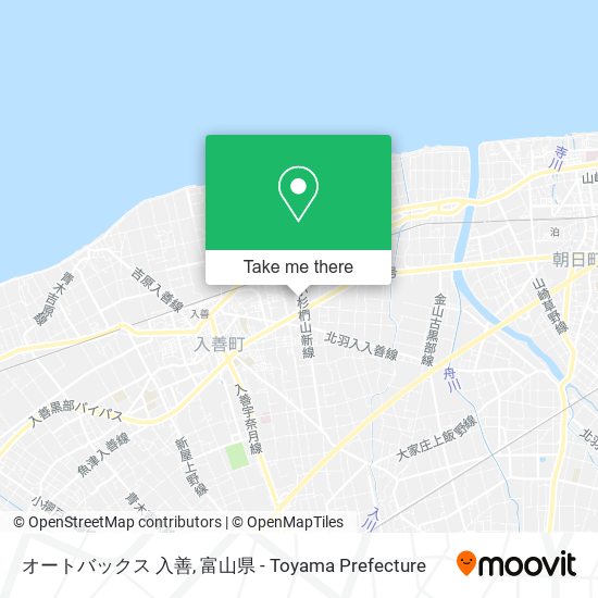 オートバックス 入善 map