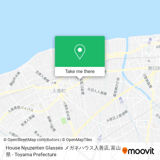 House Nyuzenten Glasses メガネハウス入善店 map