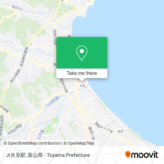 Jr氷見駅 map