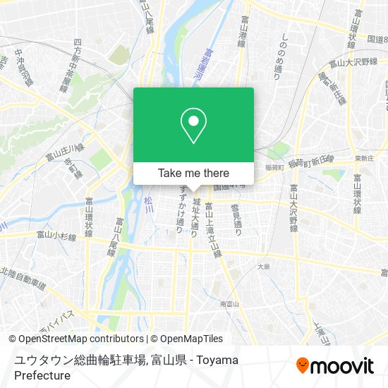 ユウタウン総曲輪駐車場 map