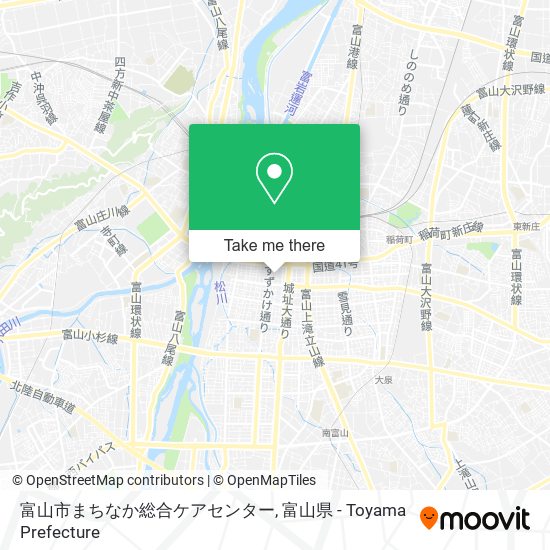 富山市まちなか総合ケアセンター map