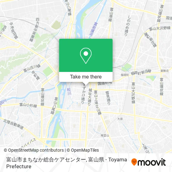 富山市まちなか総合ケアセンター map
