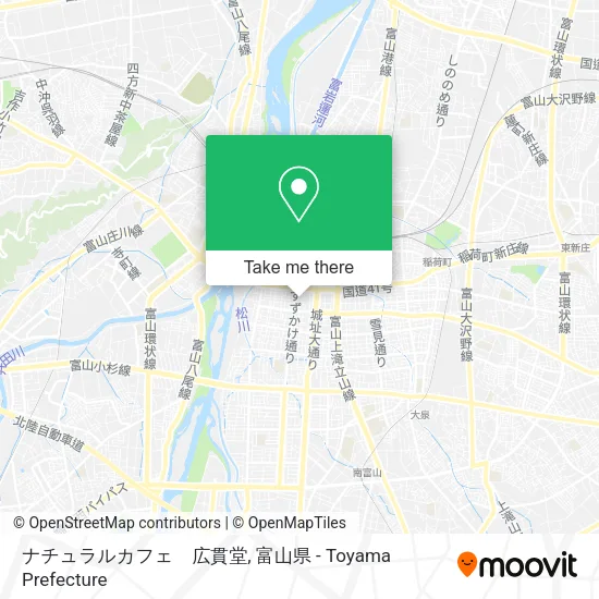 ナチュラルカフェ　広貫堂 map