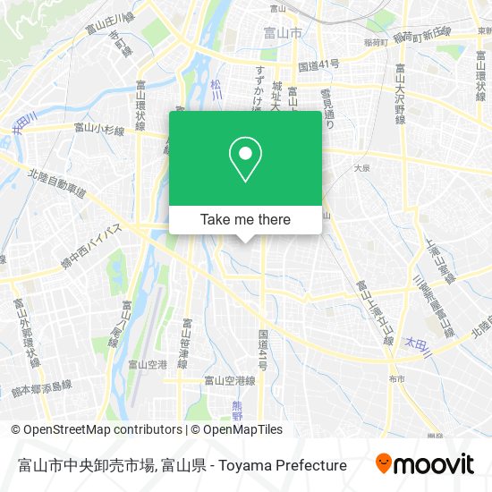 富山市中央卸売市場 map