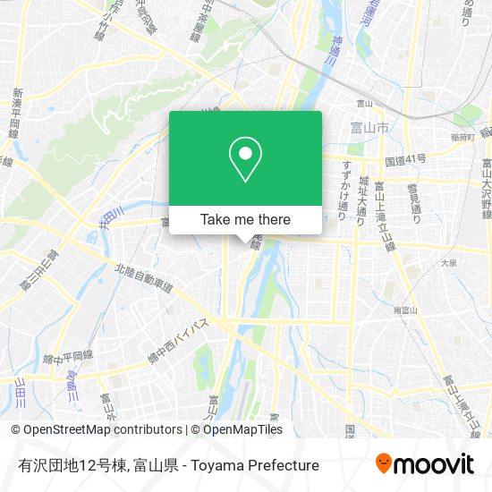 有沢団地12号棟 map