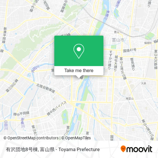 有沢団地8号棟 map