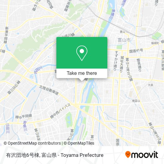 有沢団地6号棟 map