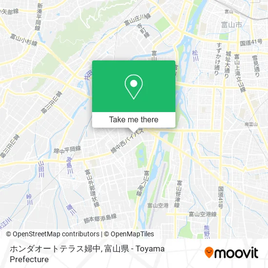 ホンダオートテラス婦中 map