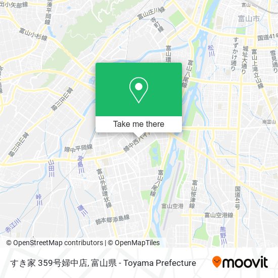 すき家 359号婦中店 map