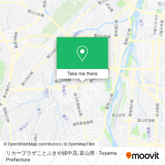 リカープラザことぶきや婦中店 map