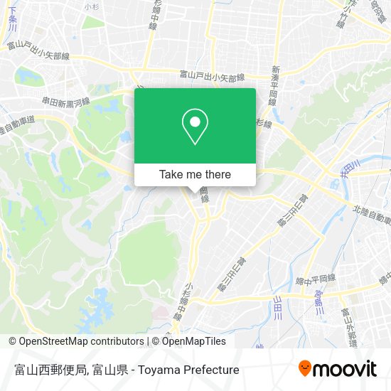 富山西郵便局 map