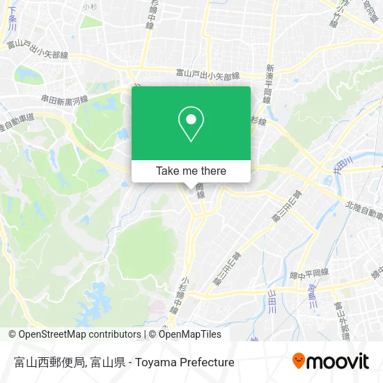 富山西郵便局 map