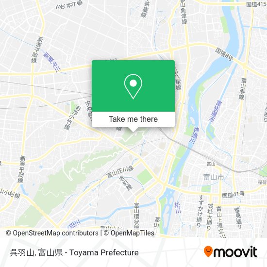 呉羽山 map