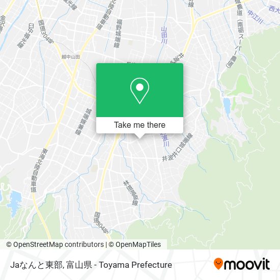 Jaなんと東部 map