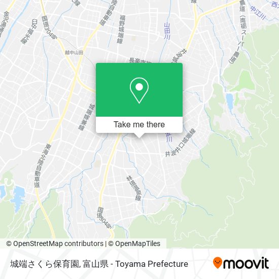 城端さくら保育園 map